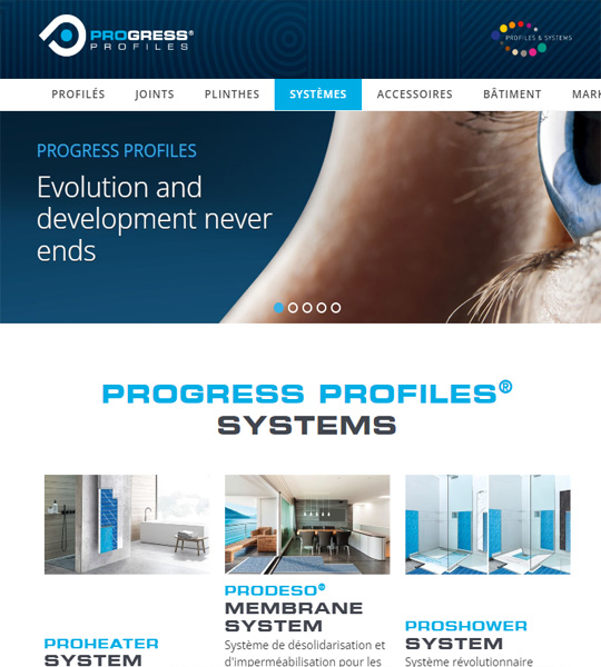 Fournisseur progress profiles