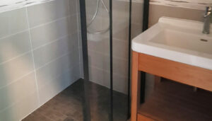 Réfection complète de salle de bain avec douche italienne